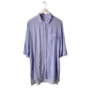 DKNY Light Blue Sleep Shirt Size XL